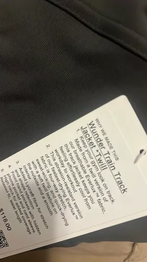 Lululemon Wonder Train Track Jacket-Twill thumbnail 3