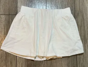 Free People Movement White Skort Tennis Athletic Activewear Skirt Shorts Pocket thumbnail 1