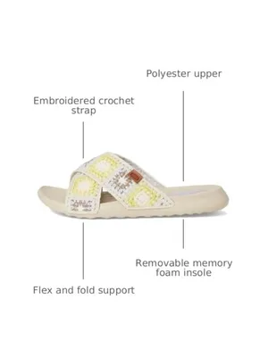 Hey Dude Women Christi Slide Cottage Crochet thumbnail 2