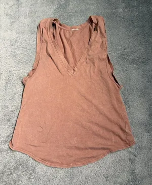 Free people we the free urban outfitters V-Neck tank Top large thumbnail 1