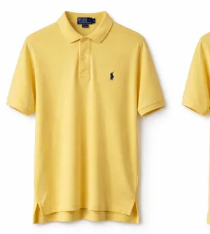 Vintage 90s Polo Ralph Lauren Yellow Polo Shirt - Men's M - Classic Fit thumbnail 1