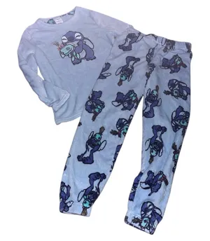 Disney Stitch and Scrump fleece pajama set thumbnail 1