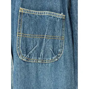 Vintage 90s Denim Chore Jacket Women 22 Blue Button Front Adriana Sport Pockets thumbnail 4