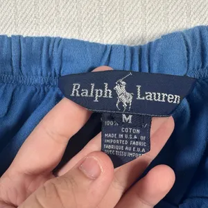 Ralph Lauren Women’s Blue Drawstring Shorts Size Medium Casual Summer thumbnail 6