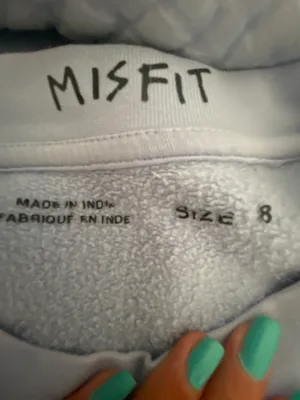 Misfit Blue Sweater Size 8 thumbnail 4