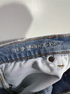 American Eagle Outfitters Light Blue 90s boyfriend short size 14 thumbnail 13
