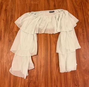 Mint green cropped long sleeve Size XS thumbnail 1