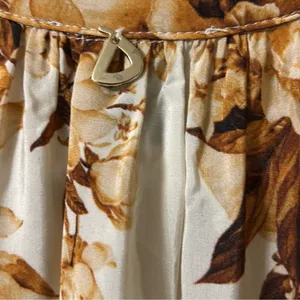 Dixie Brown & Tan Floral Print Maxi Dress(Size Small) thumbnail 4