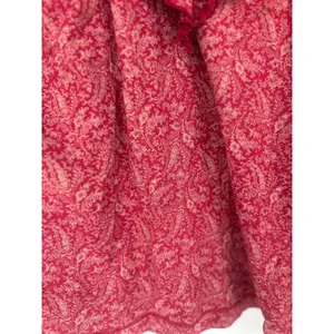 LRL Lauren Jeans Co Womens Ruffled Top Size L‎ Western Cowgirl Boho Lace Up thumbnail 3