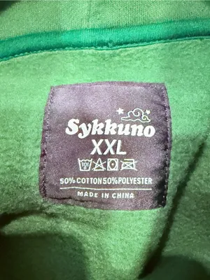 Official Sykkuno Green Sprout Hoodie Star Leaf Embroidered hoodie shirt xxl thumbnail 4