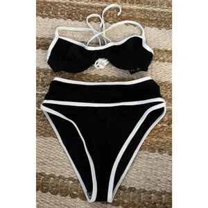 NEW Beach Riot Kori Top/ Carlotta Bikini Set Size Small thumbnail 6