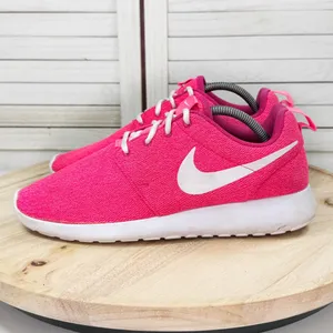 Nike Rosche One Athletic Running Shoes Sneakers Vibrant Pink White 11 844994-600 thumbnail 3