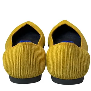 Rothys The Point‎ Ballet Flats Womens 9.5 Marigold Yellow Knit Comfort Slip On thumbnail 8