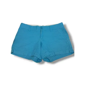Lilly Pulitzer Callahan Shorts Size 2 Searulean Blue Seersucker Cotton 5" thumbnail 3