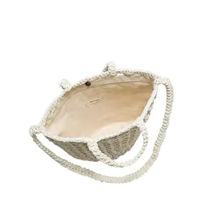 MADEWELL Crocheted Rope Tote Antique Cream Summer Vibes Boho Vacation Resort thumbnail 3