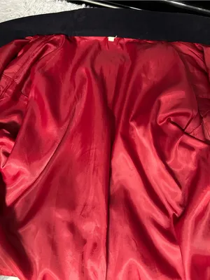 Faux suede tribal jacket with embroidery Red Size L thumbnail 12