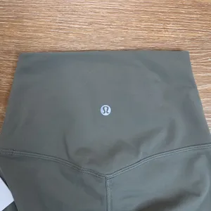lululemon Align High-Rise Crop 23 Leggings Women 0 Army Green NWT Nulu Yoga thumbnail 5