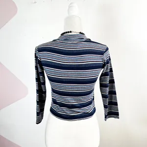 Vintage Winnie The Pooh Embroidered Top Sz XS Striped 90s Y2K 2000s Disney‎ thumbnail 2