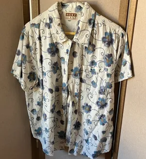 FINAL MARKDOWN HGNY Jeans Floral Linen Blend Top large thumbnail 1