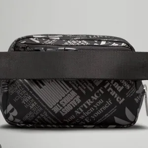 Lululemon Everywhere Belt Bag 1 liter in Black and Silver rare thumbnail 4