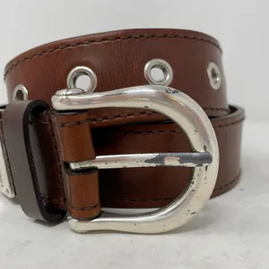 Calvin Klein Vintage Y2K Brown Leather Belt Size Small thumbnail 2