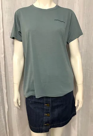 Patagonia Capilene Cool Daily Graphic Shirt Mother Rays Blue Sage Women's M NWT thumbnail 1