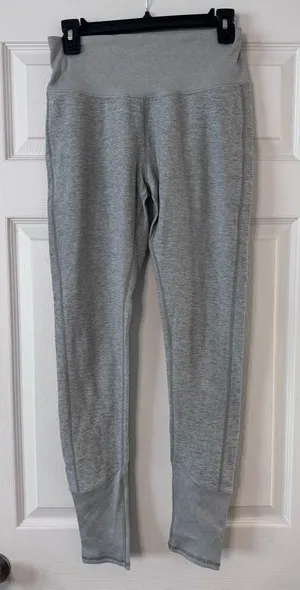 ALO Yoga AloSoft Heathered Gray Leggings thumbnail 1