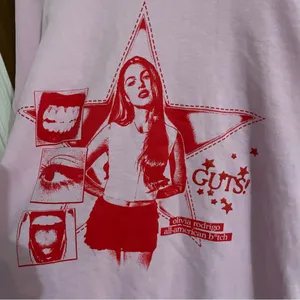 Olivia Rodrigo Guts tour merch pullover Pink Size XL thumbnail 6