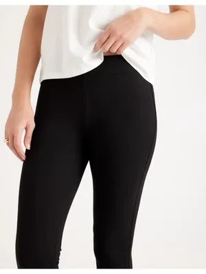 Quince Ultra Stretch Skinny Ponte Pants Black Medium thumbnail 3