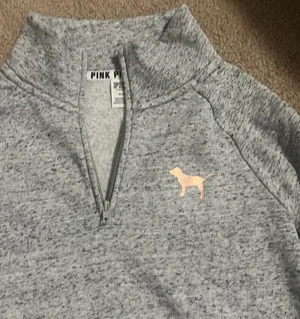 PINK 3/4 Zip Sweatshirt thumbnail 2
