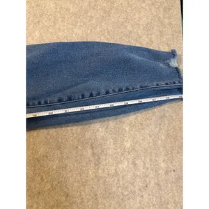 Maurices M. Jeans High Rise Skinny Distressed Button Fly Blue Denim 29x28.5 thumbnail 6