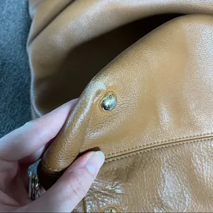 Michael Kors Zip Top Leather Tote Bag thumbnail 6