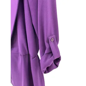 Alice + Olivia Purple Ena Hook Eye‎ Closure Blazer Skirt Suit Outfit Set Size 6 thumbnail 4