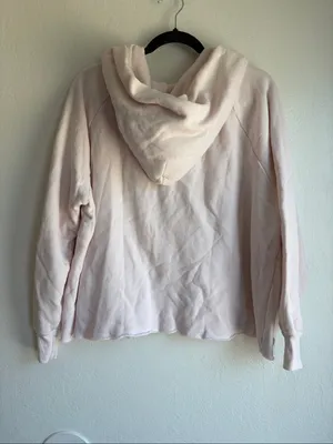 Wildfox Hutton Sweatshirt Hoodie in Seahell Pink size medium relaxed cozy thumbnail 9