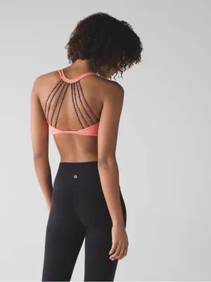 NWT Lululemon Lighten Up Bra size 6 in culture clash multi thumbnail 4