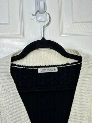 12th tribe color block knit cardigan Small thumbnail 5
