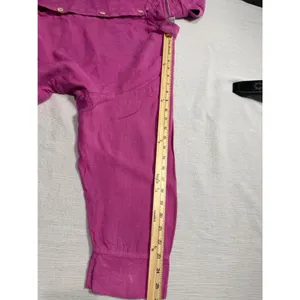 Sunbelt Women's XL Magenta Pink 100% Linen 2 Piece Shirt and Pants Set USA Made thumbnail 16