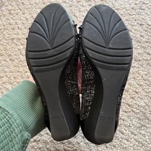 IMPO Women's Black Patent Dress Shoes with Silver Accents Size 9 thumbnail 13