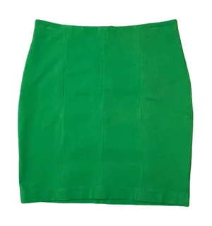 Ann Taylor | Women’s Green Rayon Blend Stretch Mini‎ Skirt - 2 thumbnail 1