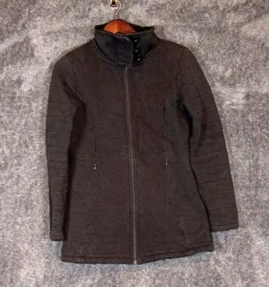 The North Face carollura women's Quilted jacket high neck size Medium women thumbnail 1