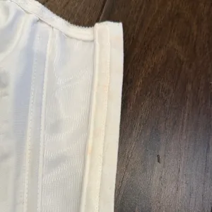 White Lace-Up Corset Top Size 36 - C27-041 thumbnail 6