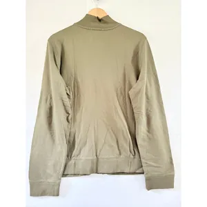 Lauren Ralph Lauren Jeans Co Womens XL Olive Green Full Zip Cotton Sweatshirt thumbnail 2