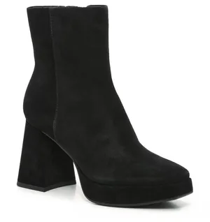 Dolce Vita Gracie Suede‎ Platform Boot Size 6 Black thumbnail 1