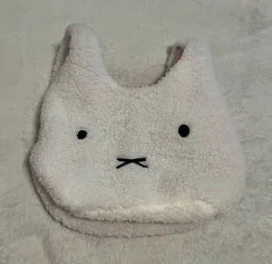 White Miffy sherpa mini tote bag thumbnail 1