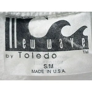 New Wave by Toledo Myrtle‎ Beach Graphic Tee Patriotic USA Made S/M thumbnail 3
