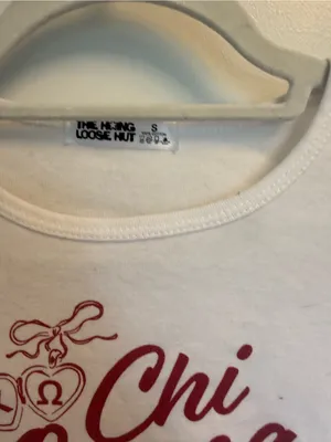 Chi Omega Graphic Tee White thumbnail 4