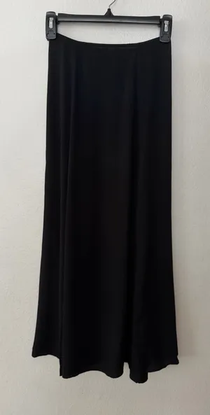 Reformation Black High Slit Maxi Skirt Size 2 thumbnail 1