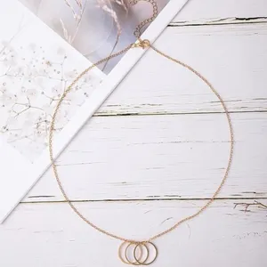 3/$30 💛 Dainty Ring Necklace Gold thumbnail 2