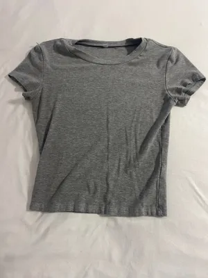Basic Grey Tee Gray thumbnail 2