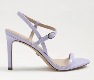 Sam Edelman Doran Lavender Purple Strappy Sandal Heel NEW, Size 6.5, MSRP $130 thumbnail 2